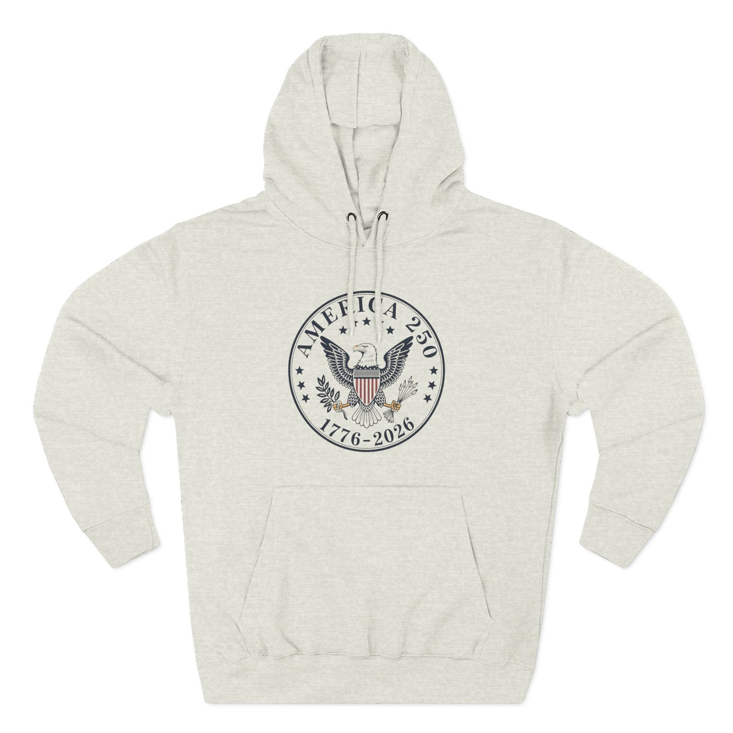 Three-Panel Fleece Hoodie