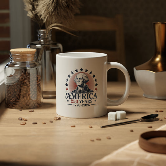 20oz Jumbo Mug - America Vintage Flag Coffee Cup